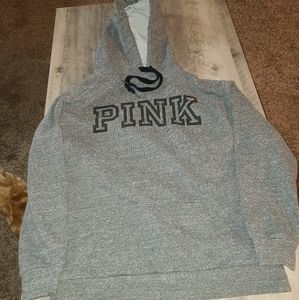 Victoria secret pink grey sweatshirt